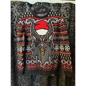 Killstar Hail Santa Knit Sweater